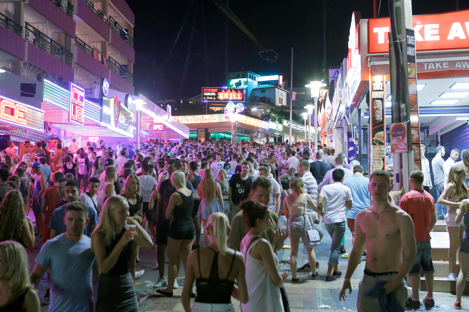 Coyote Ugly bar Magaluf