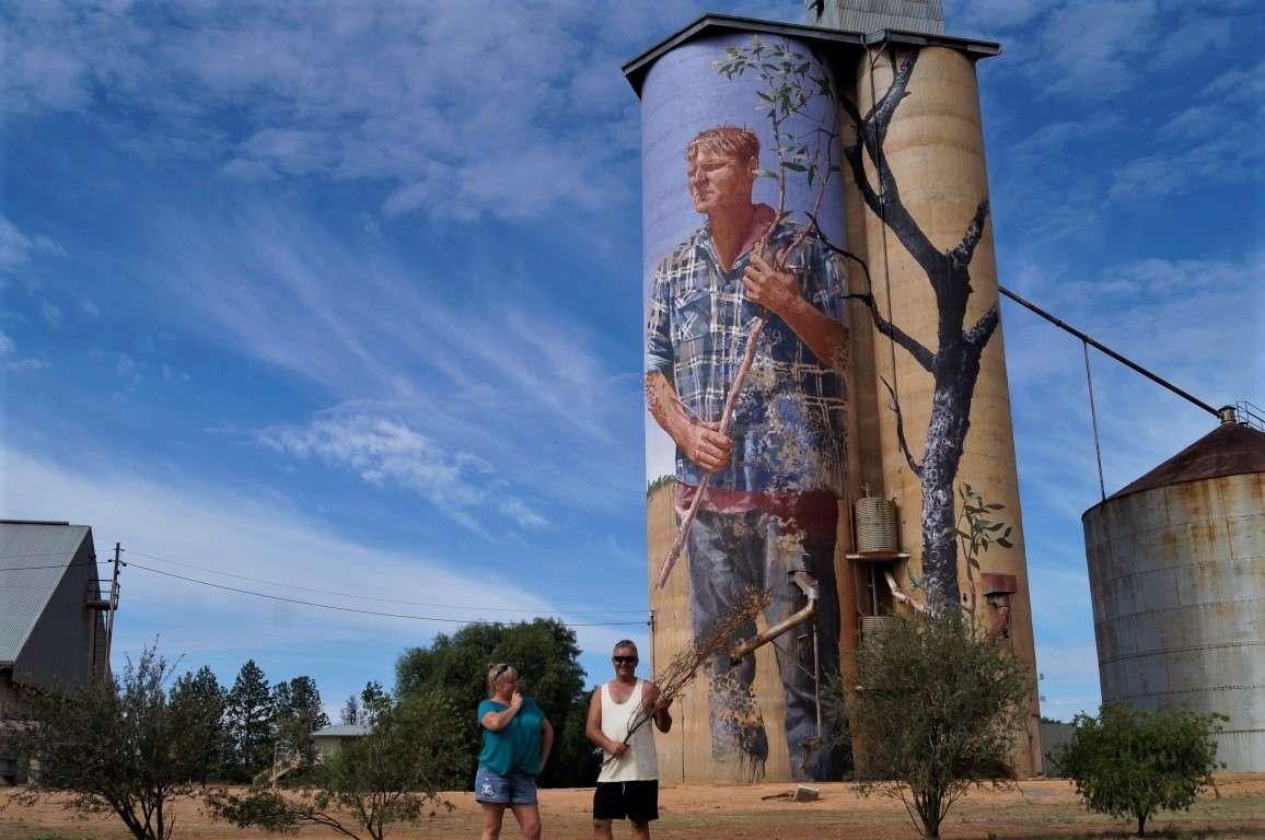 Patchewollock Art Silo
