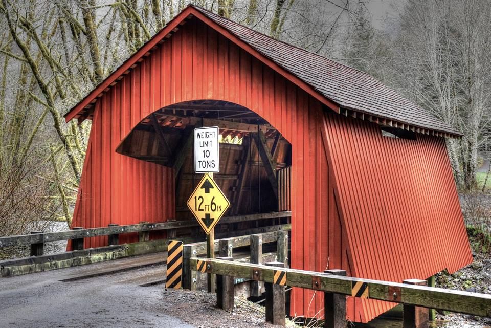 North Fork Yachats Covered Bridge