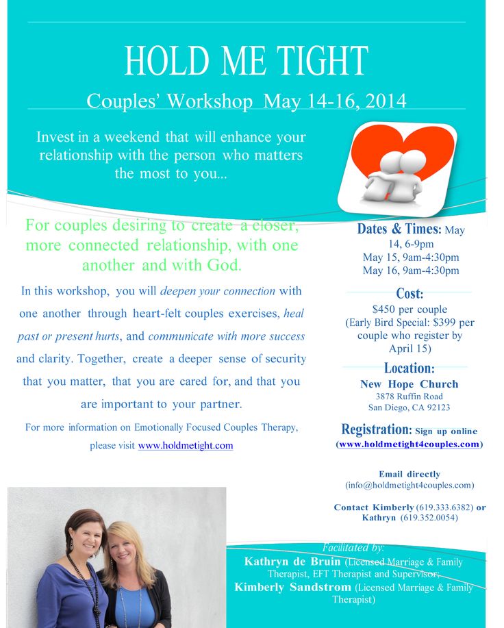 Hold Me Tight Relationship Workshops