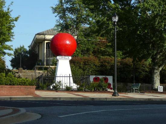 Big Red Apple Monument