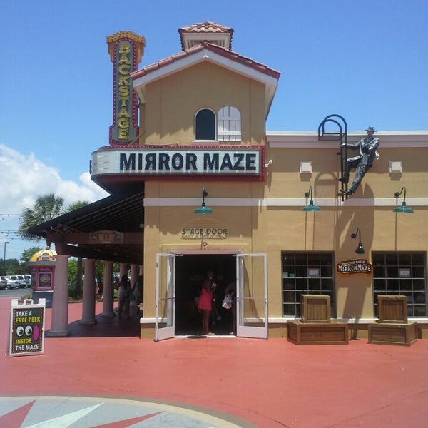 Backstage Mirror Maze
