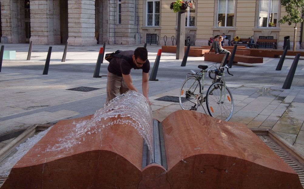 The Open Book Fountain