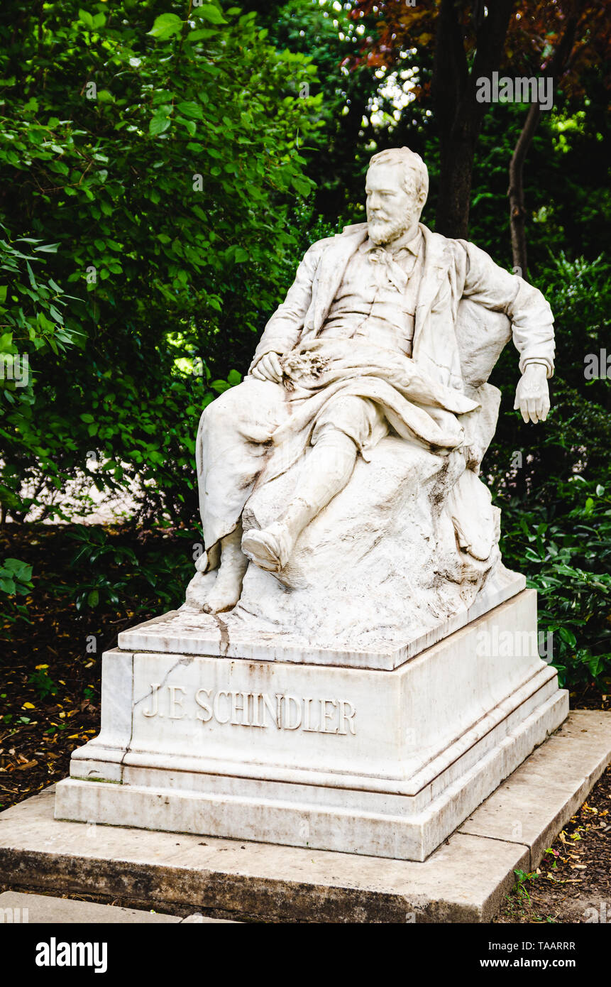 Emil Jakob Schindler Statue