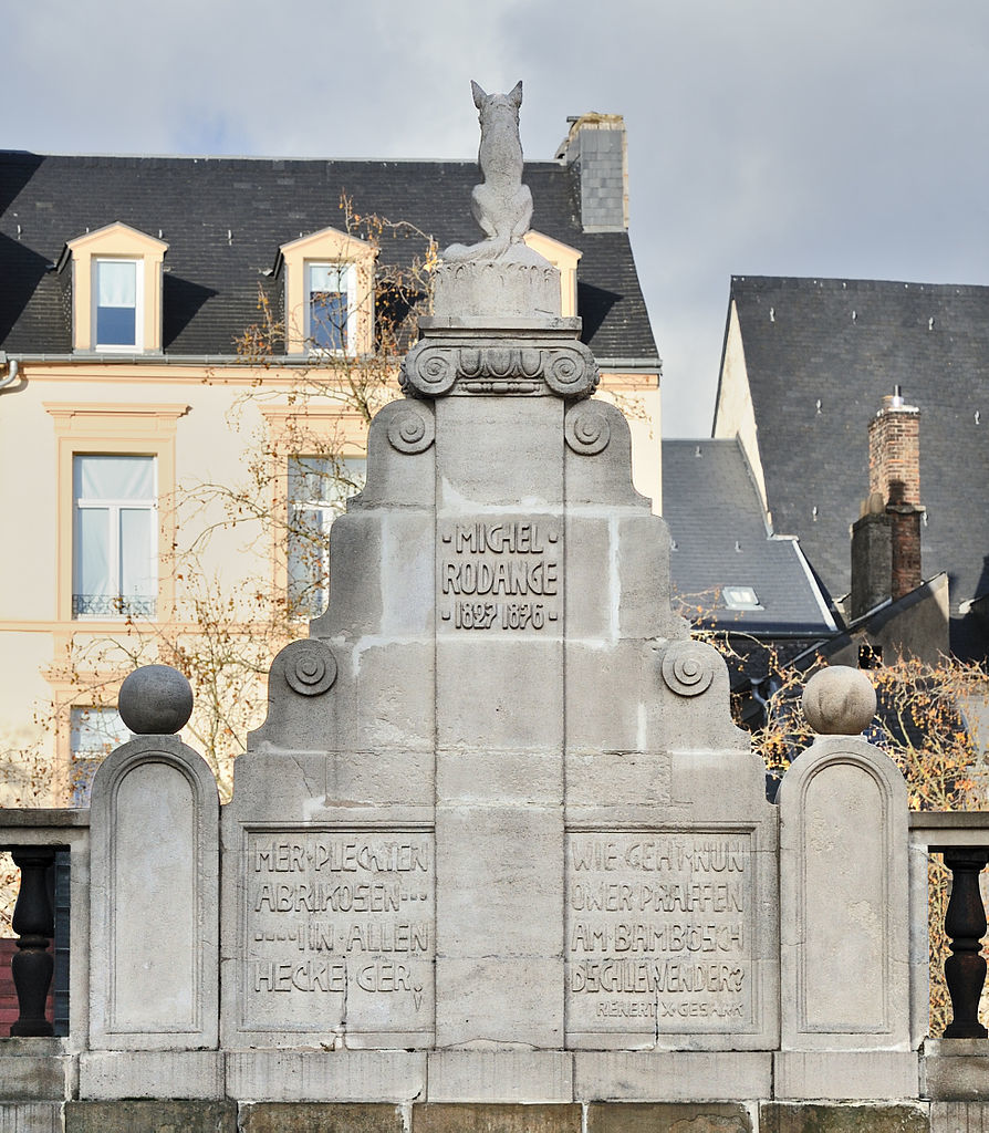 Monument to Michel Rodange