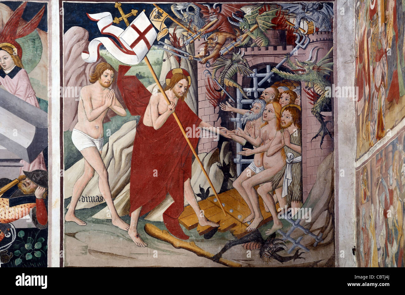 Fresque Sente d'Avril - La Cour des Miracles