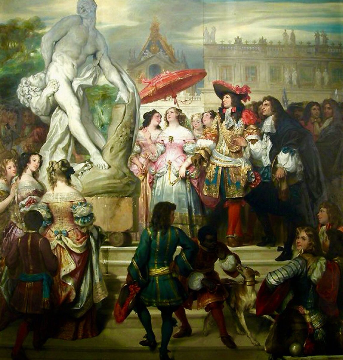 Fresque en hommage à la Marseillaise