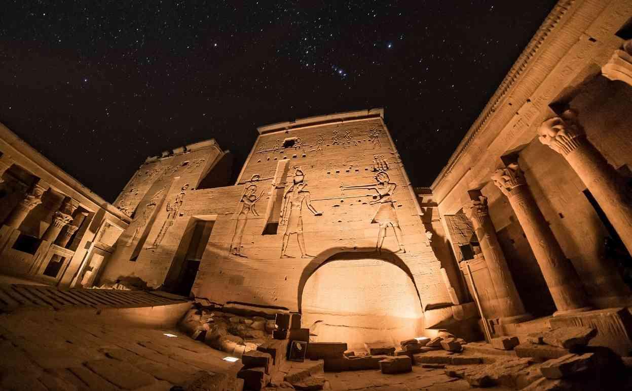 Sound and Light Show - Philae