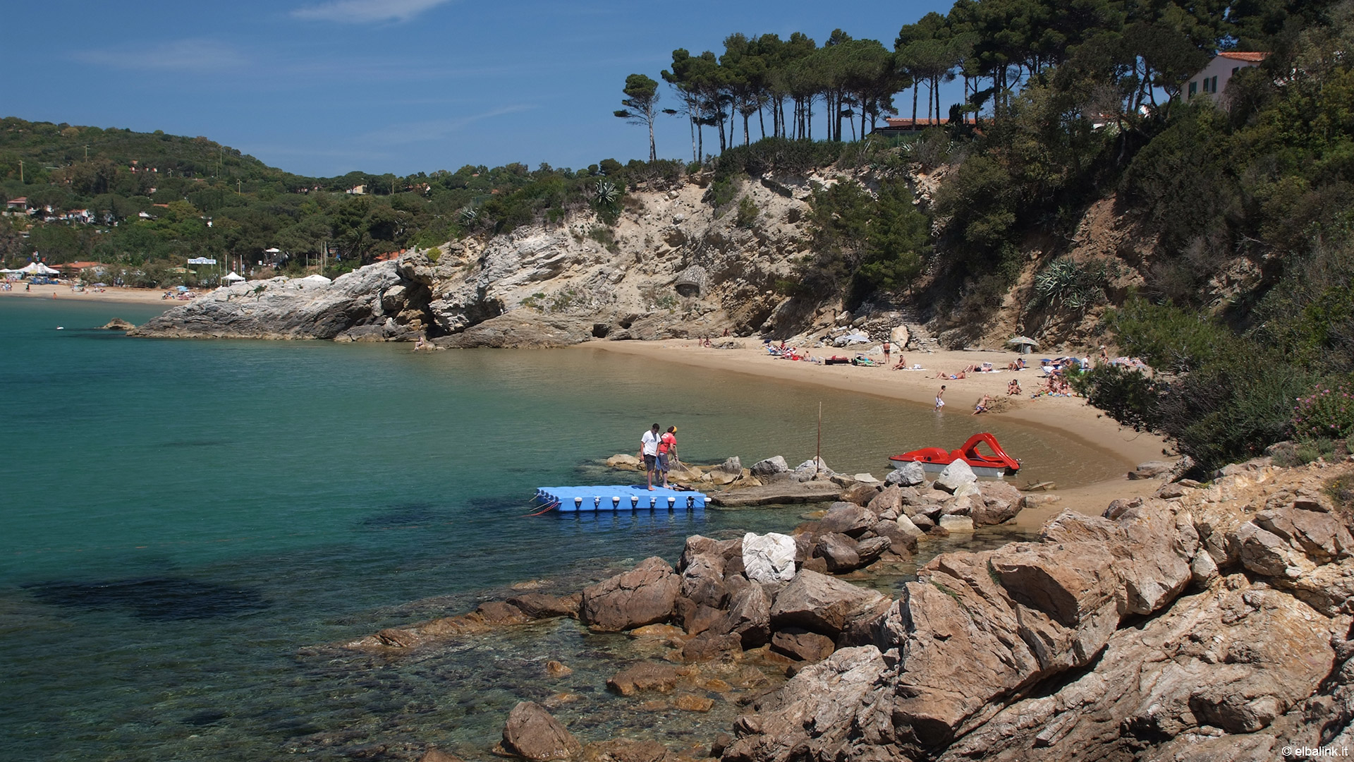 Spiaggia di Lido di Capoliveri all Isola d'Elba