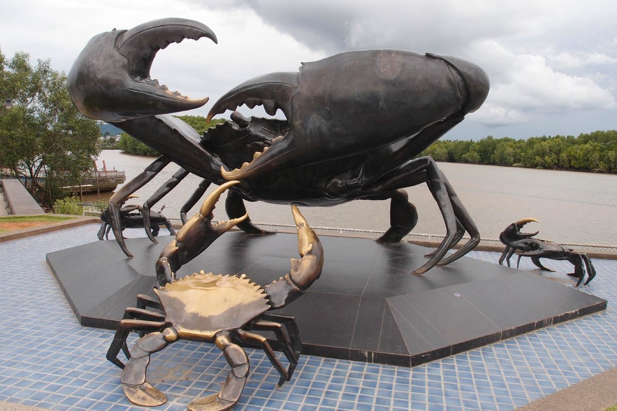 Amazing Sculptures in Krabi Town
