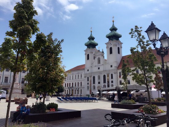 Gyor Old Town Area