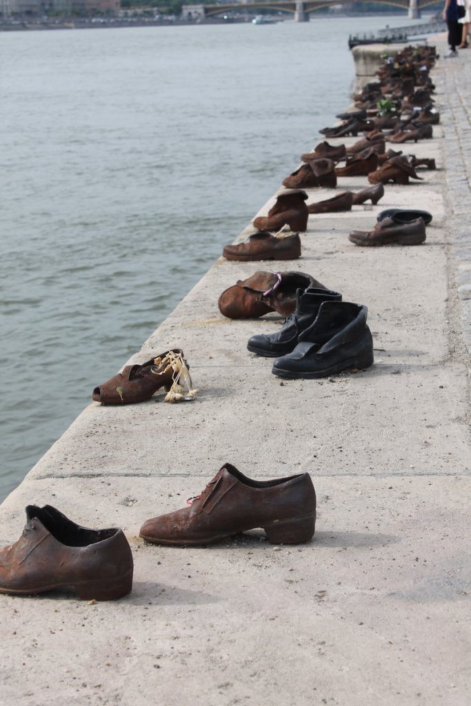 Shoes on the Danube Bank