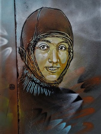 Fresque "Adrienne Bolland"