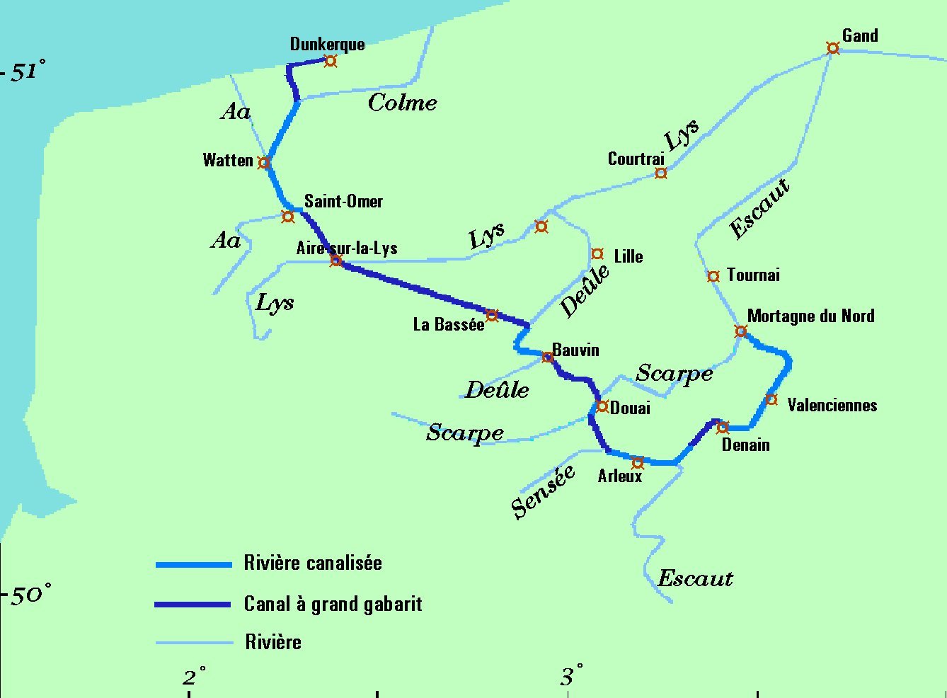 Canal de la Deûle à l'Escaut