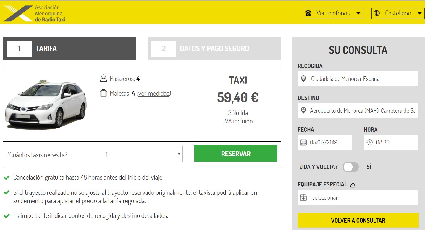 Asociacion Menorquina de Radio Taxi