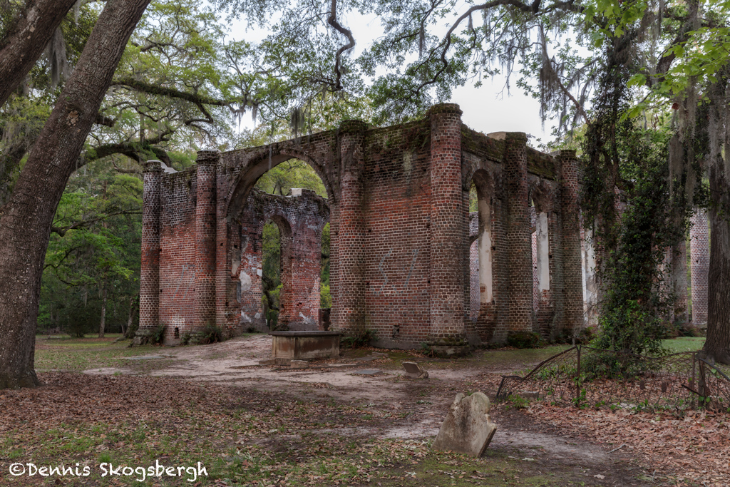 Old Sheldon Church Ruins