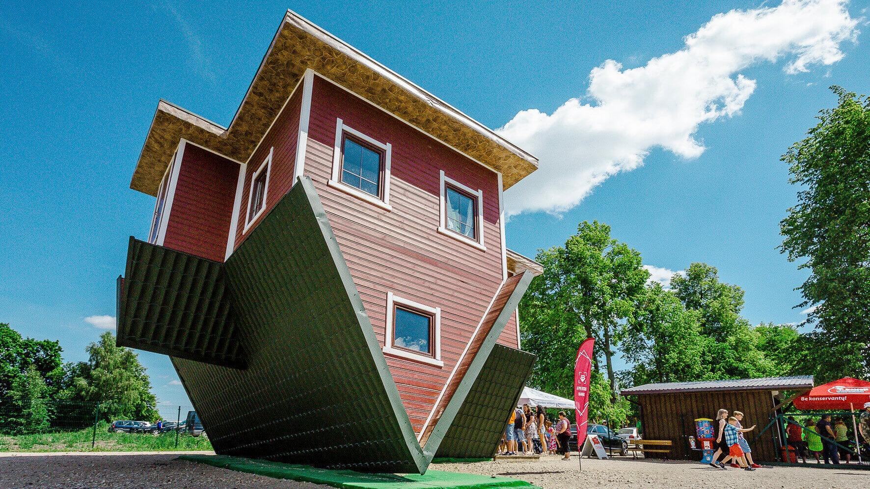 Inverted House in Anyksciai