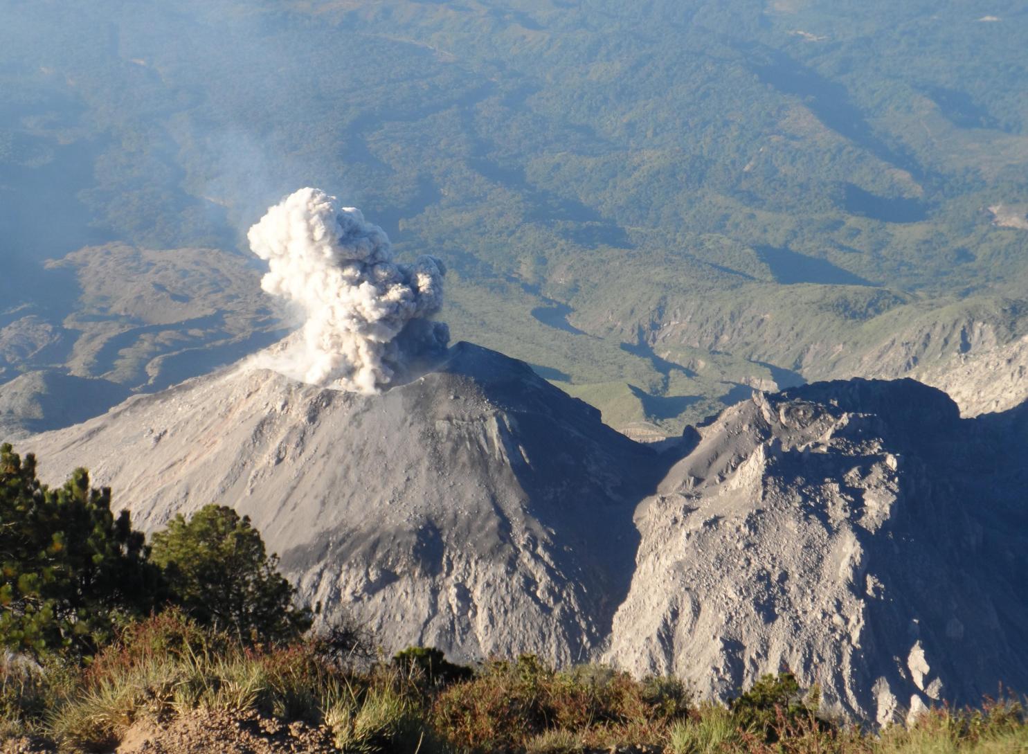 Santiaguito Volcano