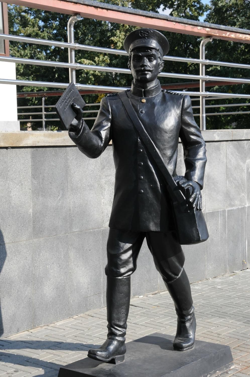 Sculpture of The Postman