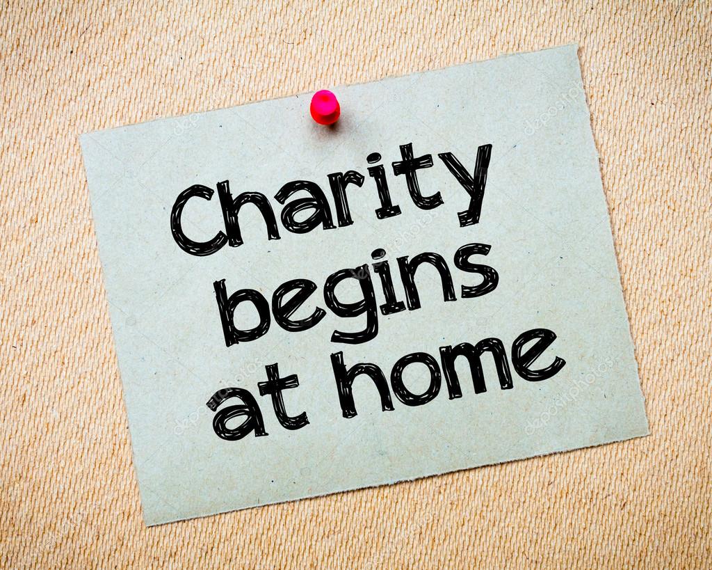 Charity Begins at Home