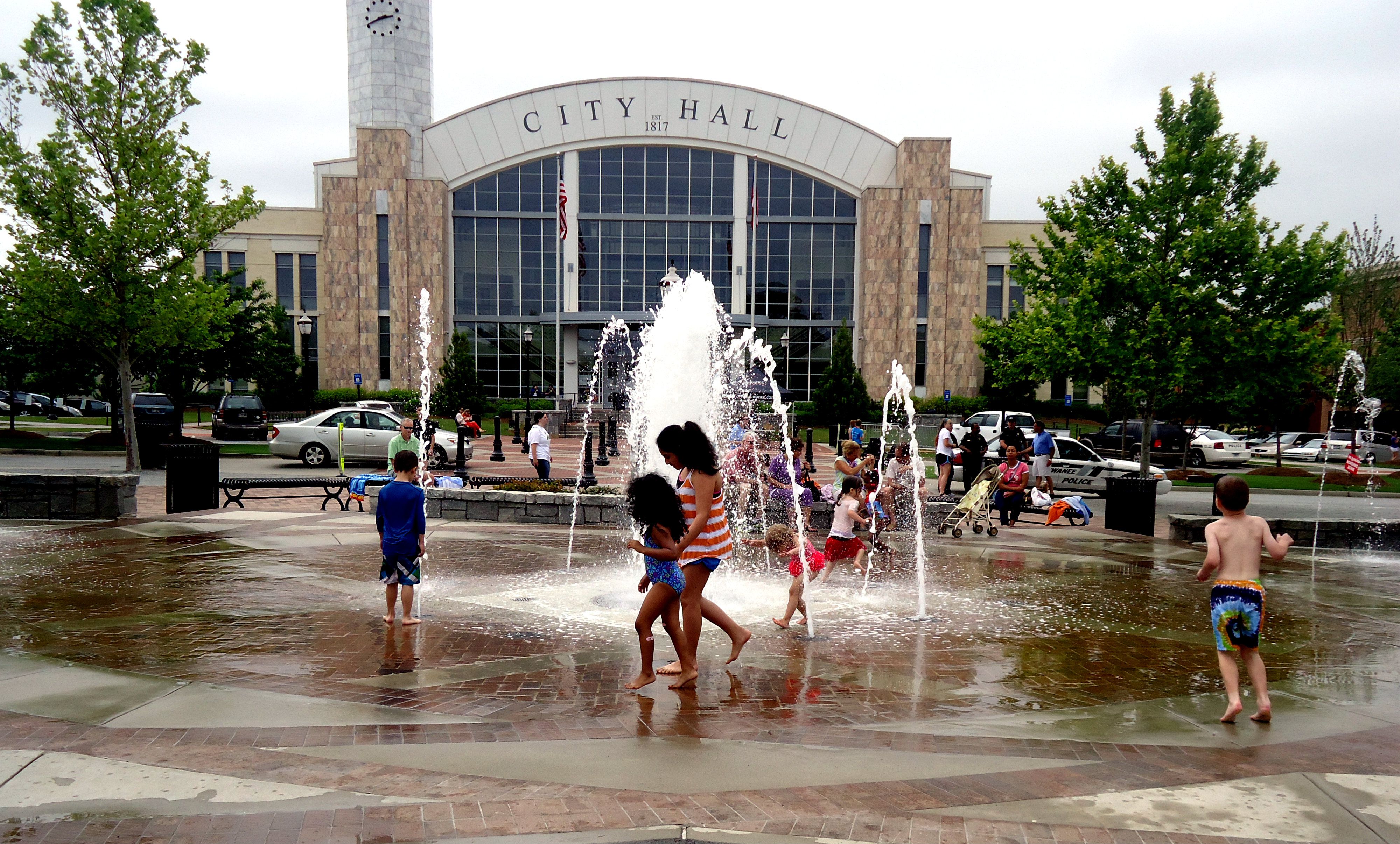 Big Splash Interactive Fountain