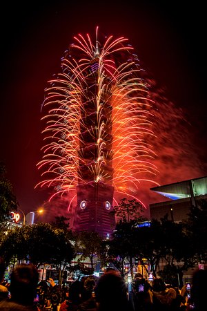 Taipei 101 Countdown Fireworks