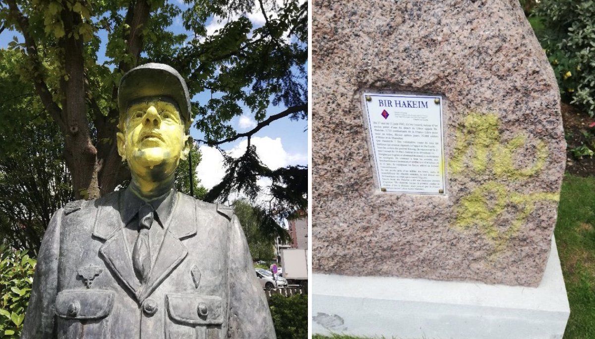 Statue en l'honneur du 4ème Régiment des Zouaves