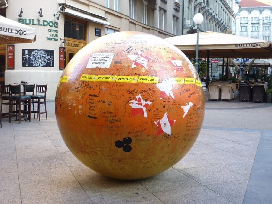 Sculpture Grounded Sun