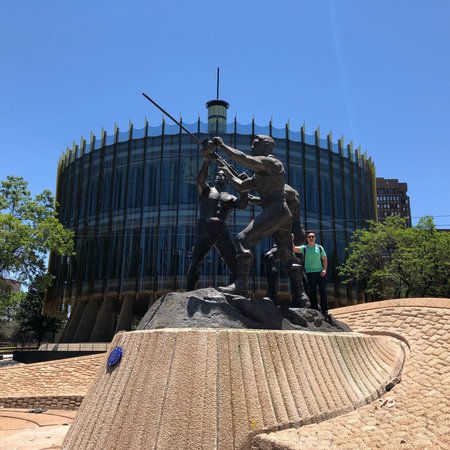 Gold Mining Statue