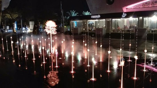 Yas Marina Musical Water Fountain