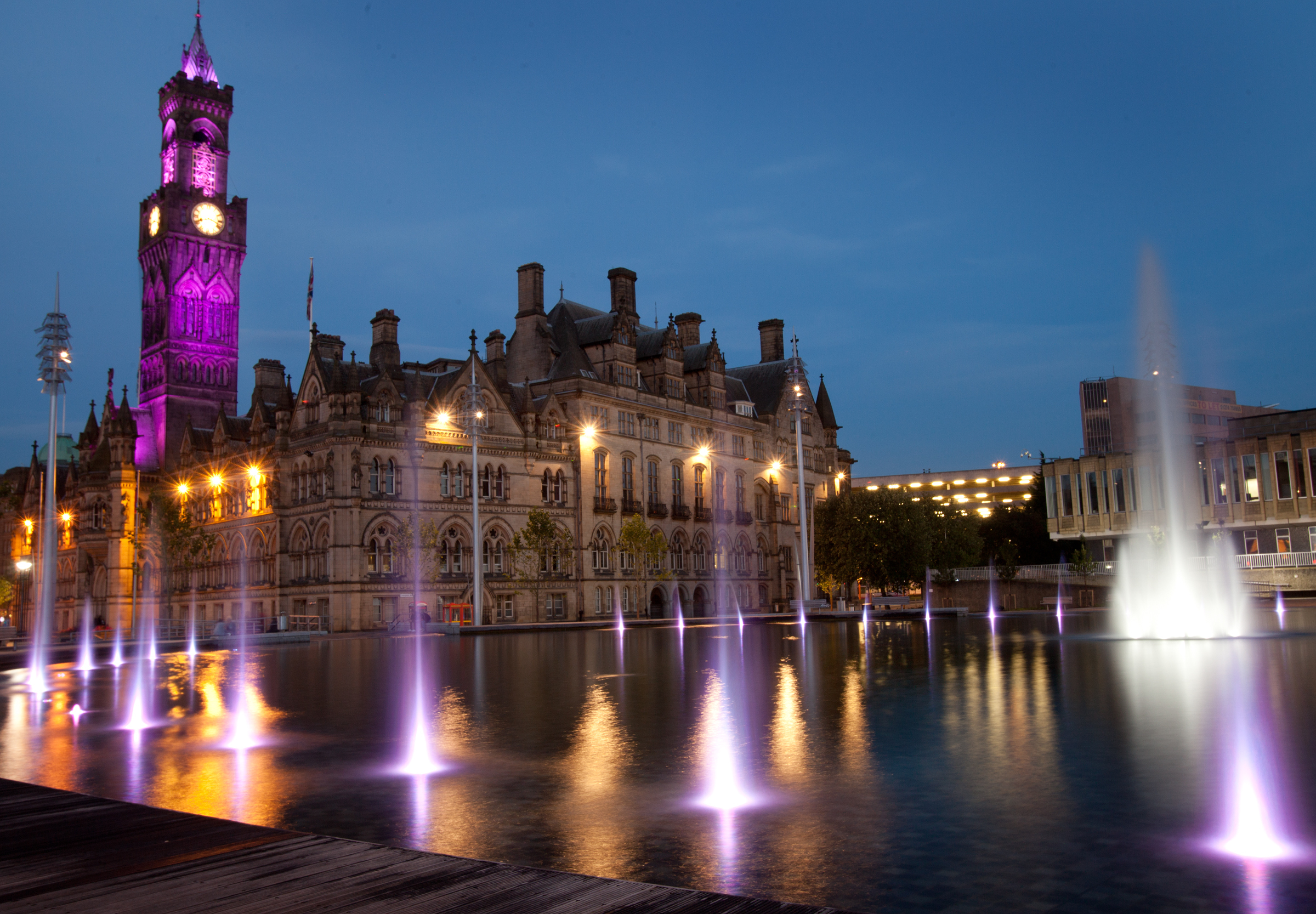 City Park Mirror Pool and Fountain