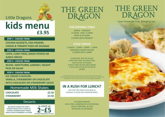 Green Dragon Kimberworth