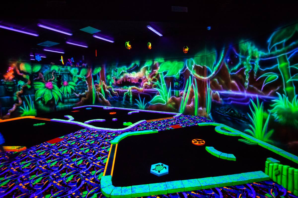 Rainforest Black Light Golf and Arcade