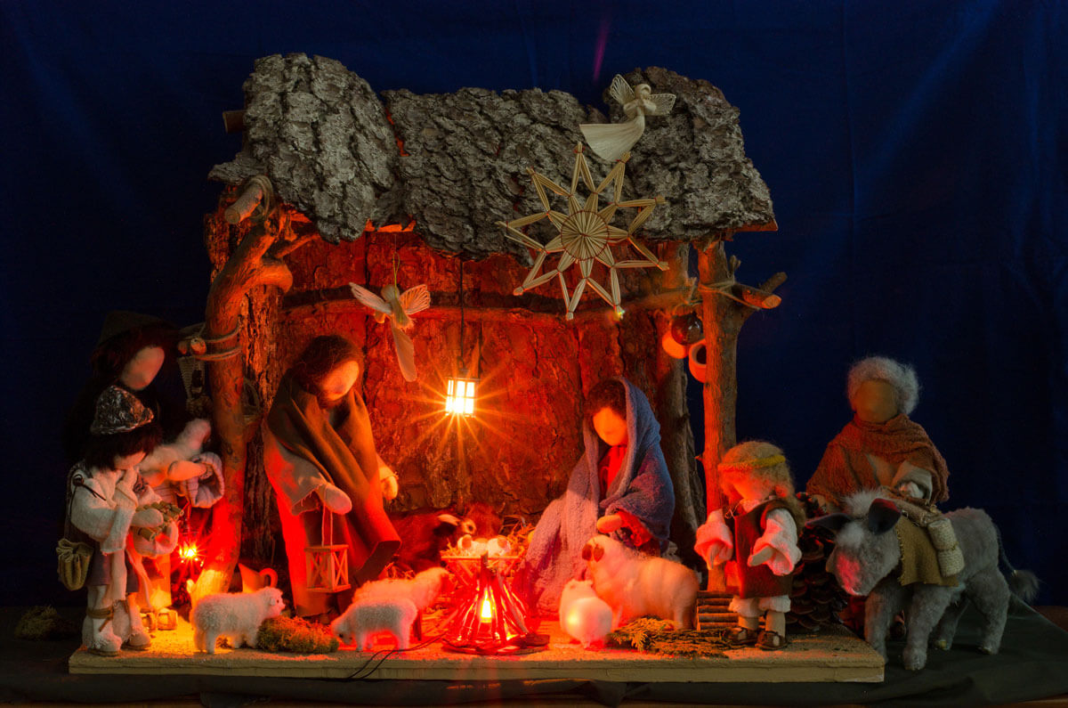 Mechanische Krippe Christkindl