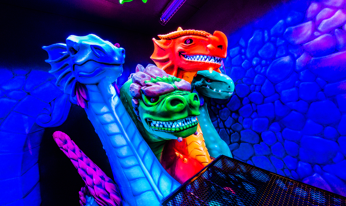 Dragon's Tale Blacklight Mini Golf