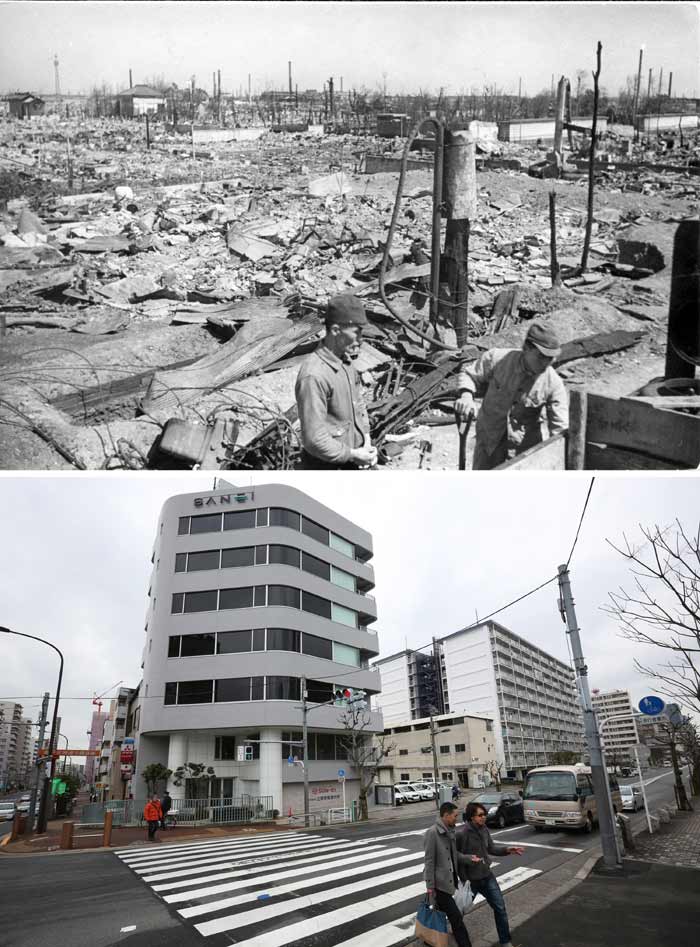 The Center of the Tokyo Raids and War Damage