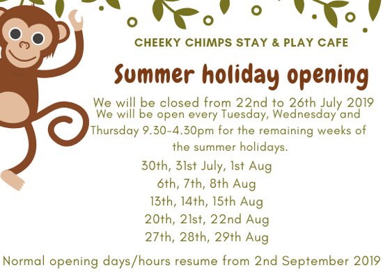Cheeky Chimps Stay & play Cafe Ltd
