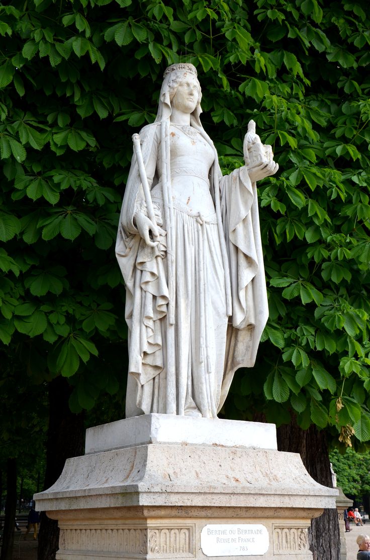 La statue de Berthe ou Bertrade