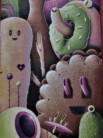 Fresque "Le monde de Nicolas"