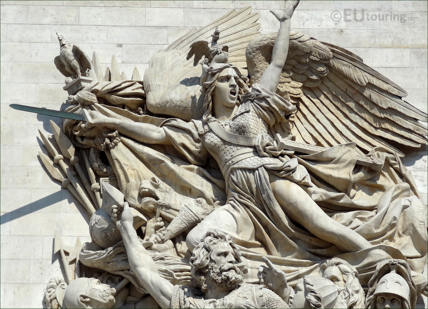 La sculpture "Le Triomphe de la République"