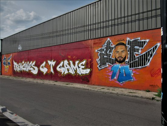Fresque "Frenchies got Game"