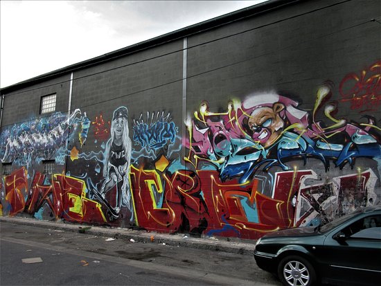 Fresque "Skateboardeuse"