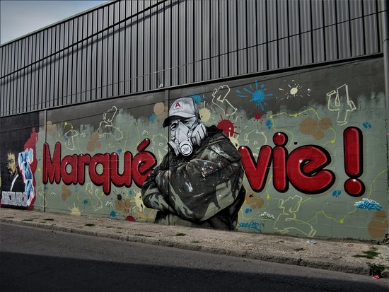 Fresque "Marqué à vie"