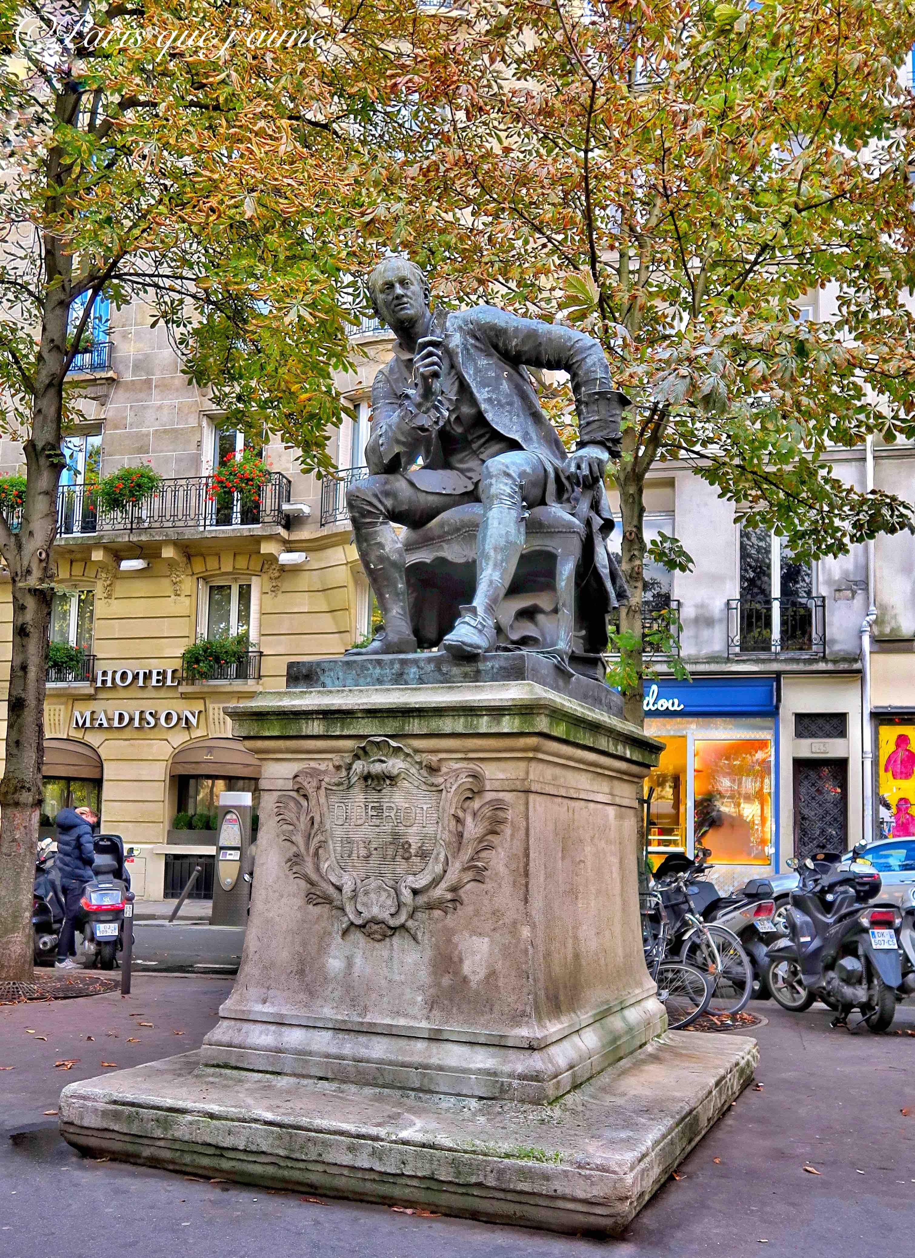 Statue de Diderot