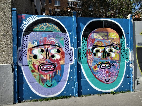 Fresque "Série de portraits"