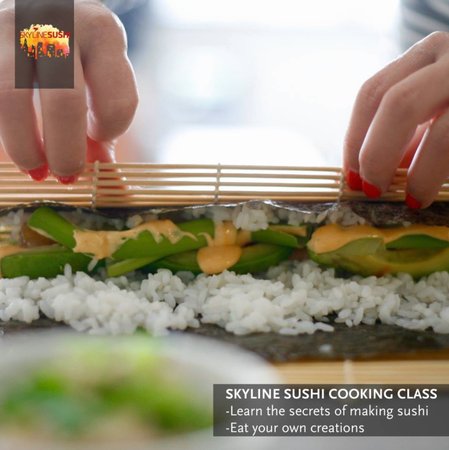 Skyline Sushi Cooking Class