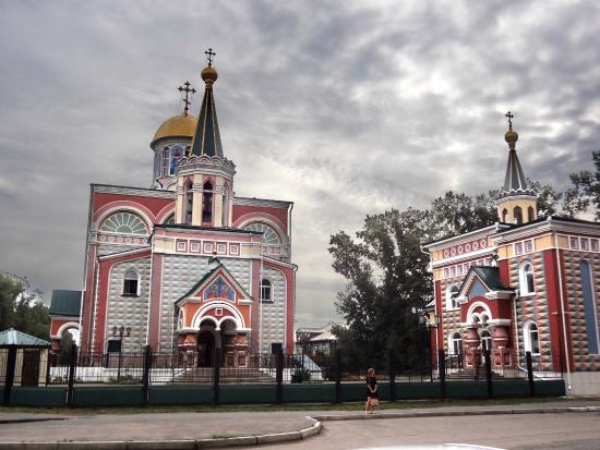 City Abakan Church in Honor of St. Constantine and Helena