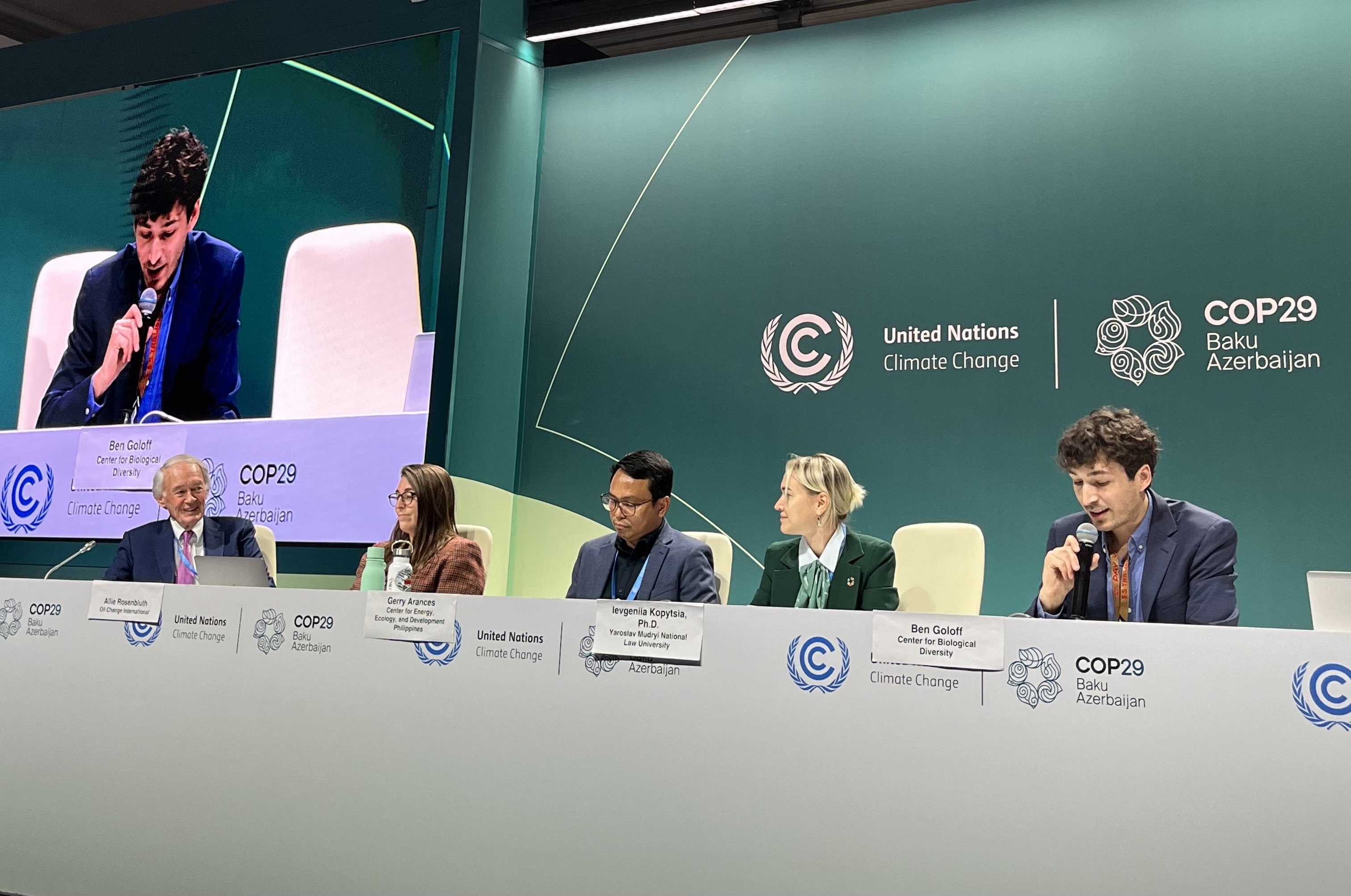 COP29: U.S. Sen. Ed Markey, Advocates Urge Biden Administration to
