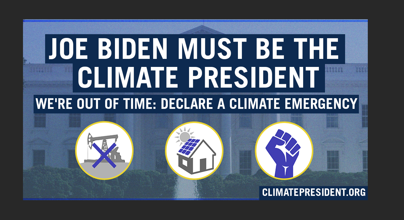 Leading Progressive Groups Launch Public Pressure Campaign for Biden to Address Fossil Fuel Pollution, Climate Crisis - Vimarsana News