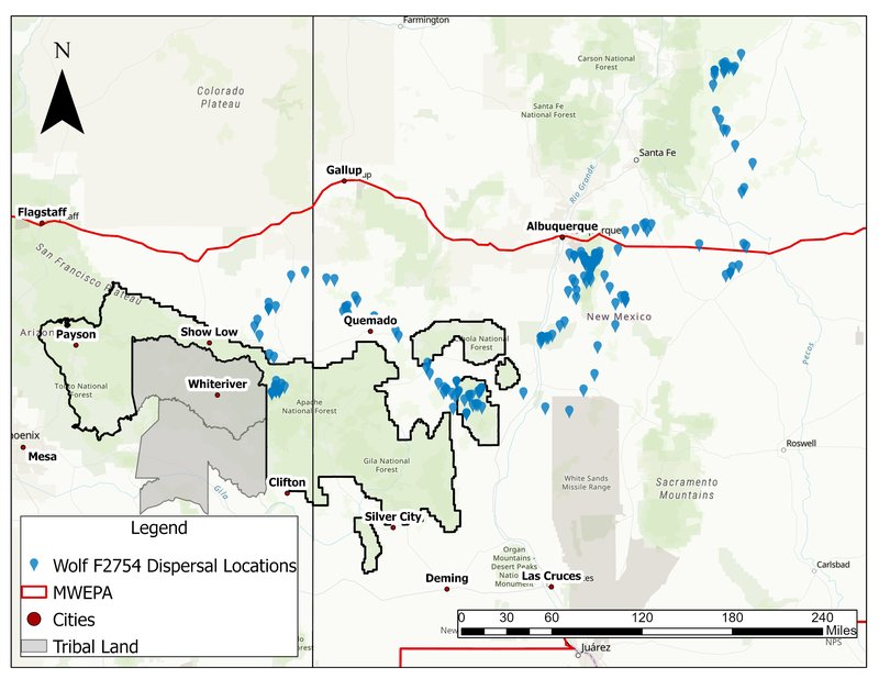 F2754 Disperal Locations
